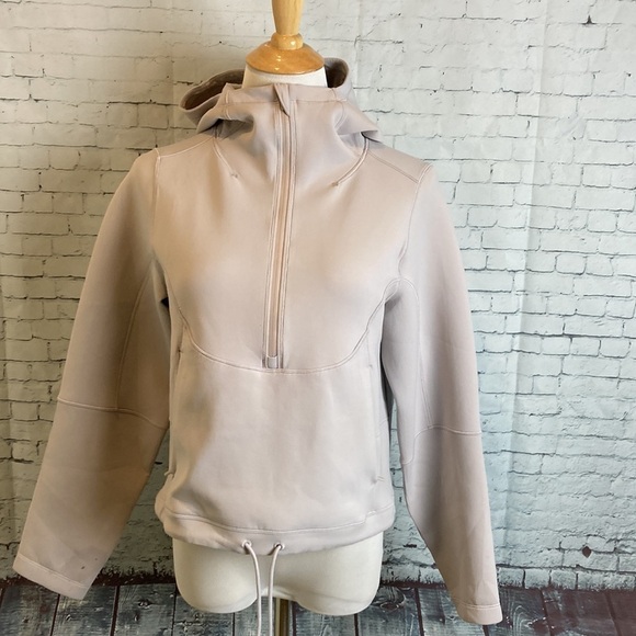Lululemon Unleash Strength Hoodie Spacer Sz 4 Cropped Sweatshirt Athleisure Boho - Picture 4 of 16